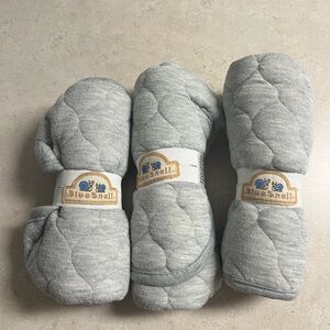 Gray Quilted Waterproof Changing Pads